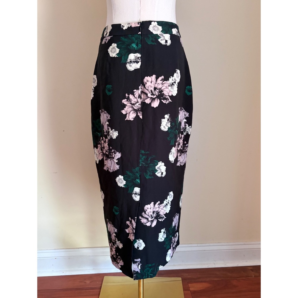 A.L.C. Bell Silk Floral Midi Pencil Skirt Spencer Hastings Pretty Little Liars 4 - Picture 8 of 10